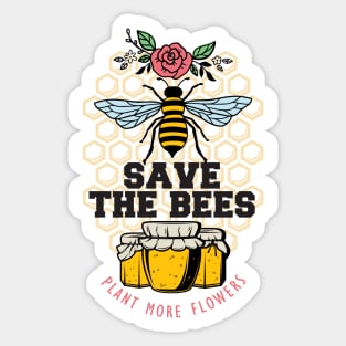 Save The Bees Sticker